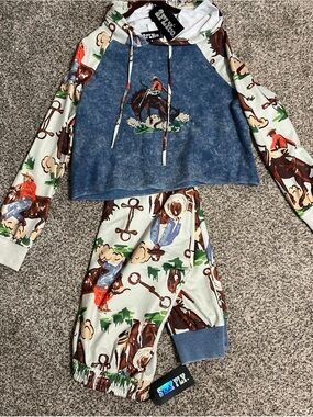 2 Fly Co. Western Hoodie and Jogger Lounge set